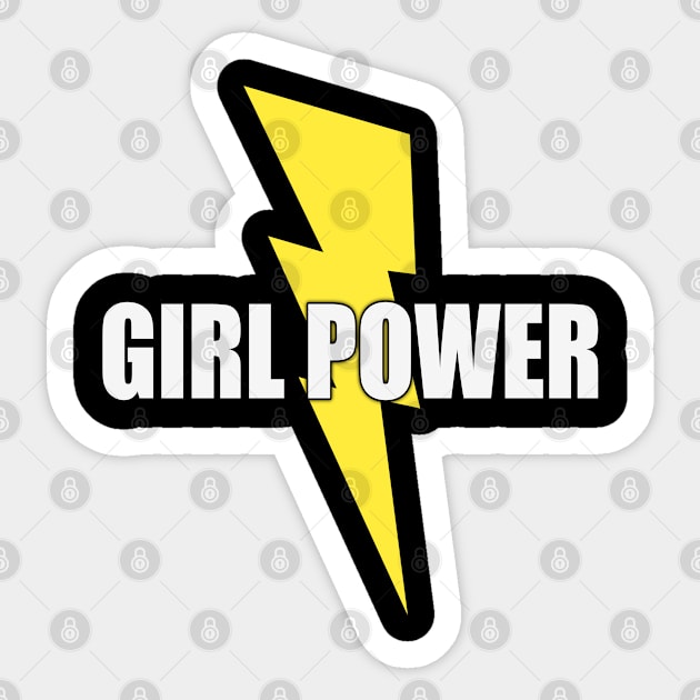 Girl Power Sticker by Menzo